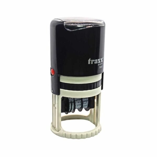 Carimbo Automático Datador Redondo Traxx 45mm